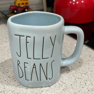 Rae Dunn Easter Blue & Black "Jelly Beans"Ceramic MUG